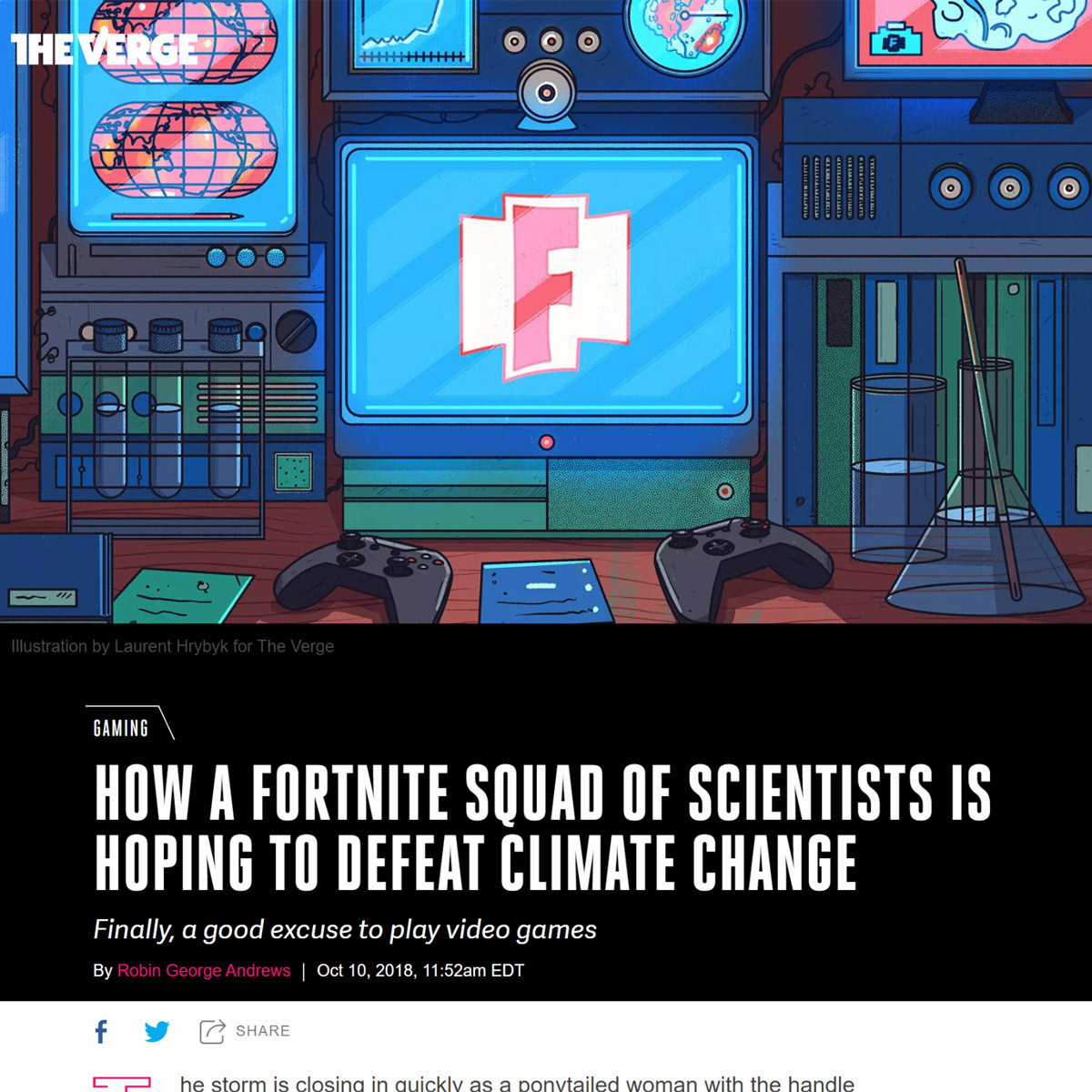 the verge how a fortnite squad of scientists ad william joel - fortnite joels pub