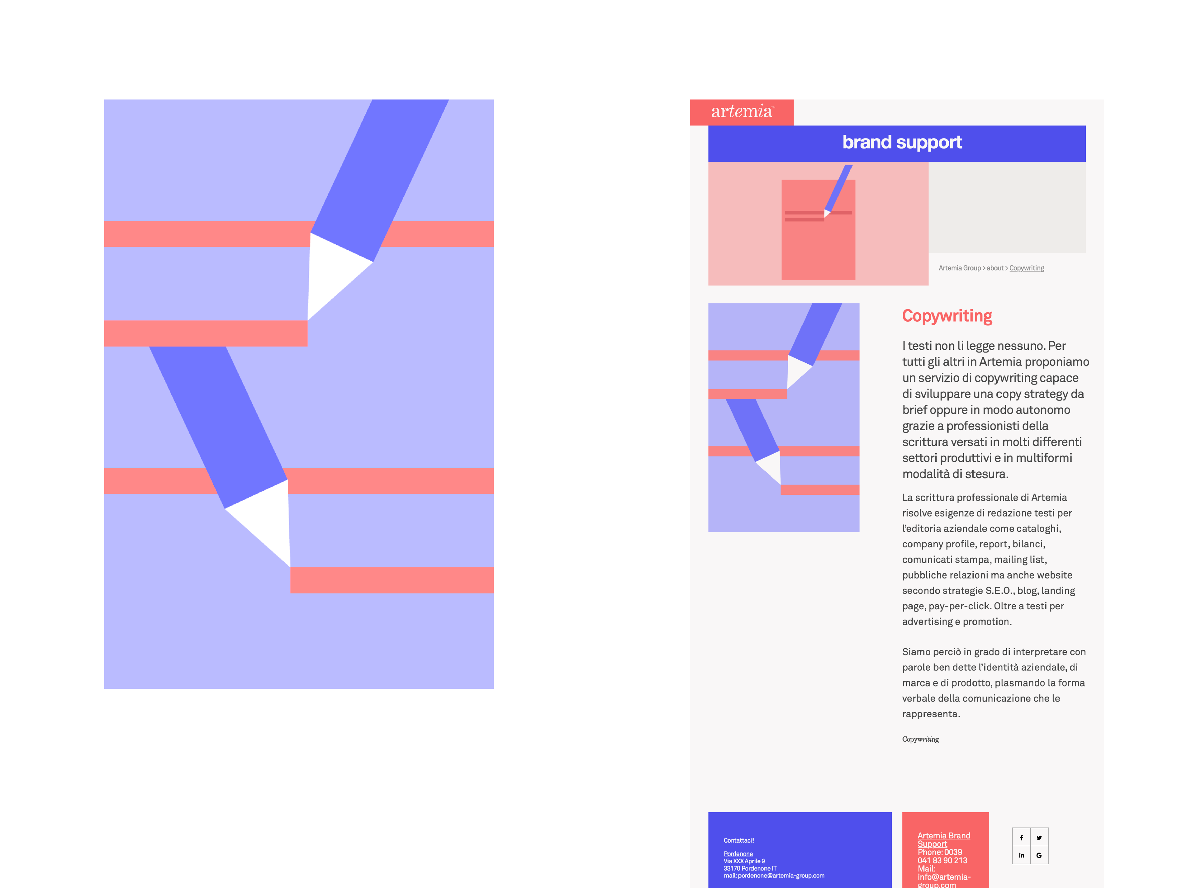 David Gil — Artemia Group, icons, copywriting
