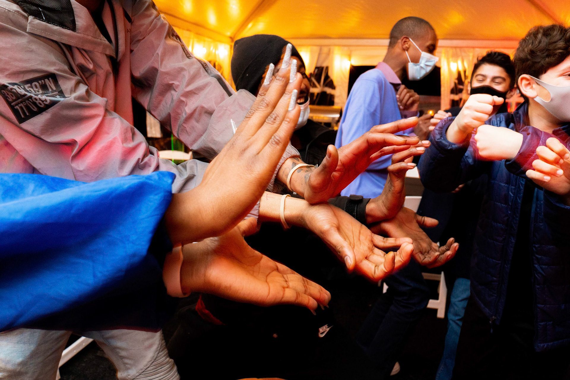 Sam’s Bar Mitzvah party at Glen Echo, on Saturday, December 18, 2021.