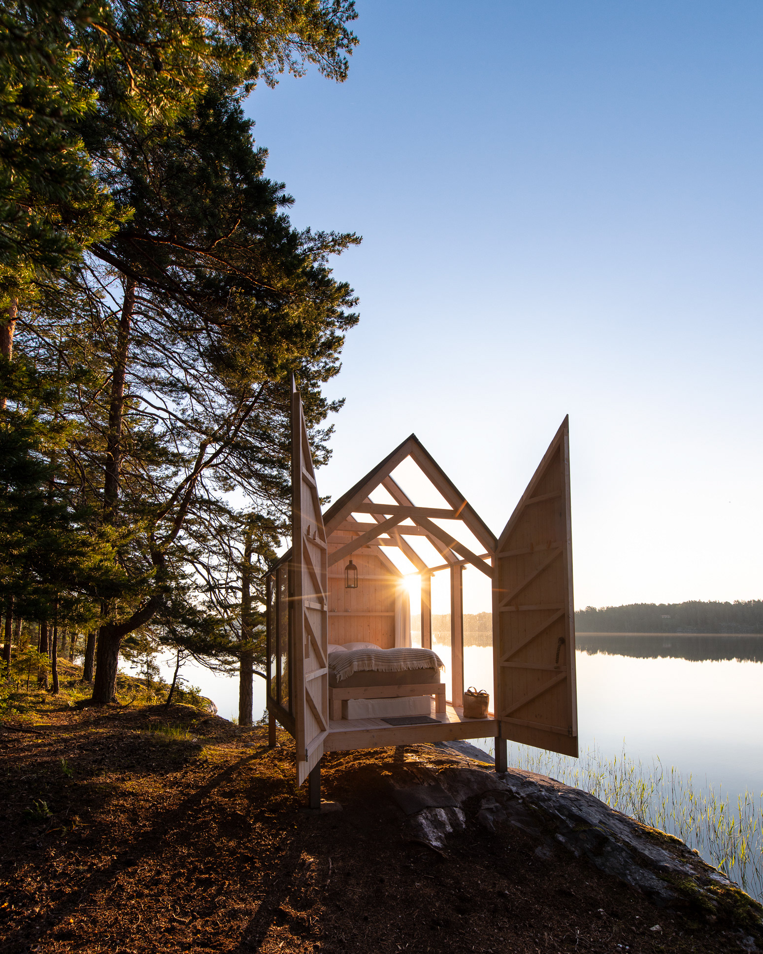 72 Hour Cabin at Henriksholm, Lake Ånimmen in Sweden - photo Martin Kaufmann