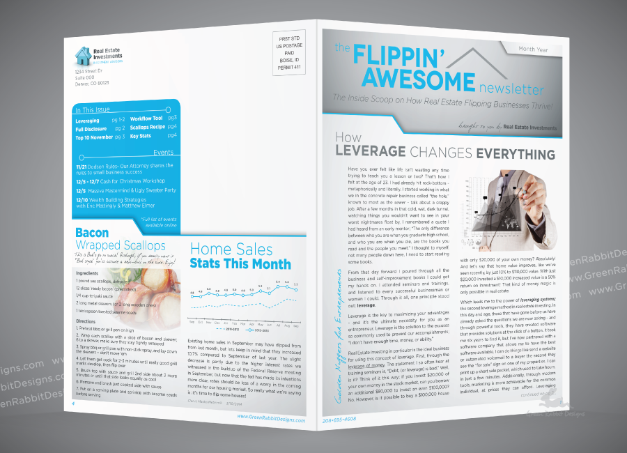 Monthly Newsletter for Real Estate