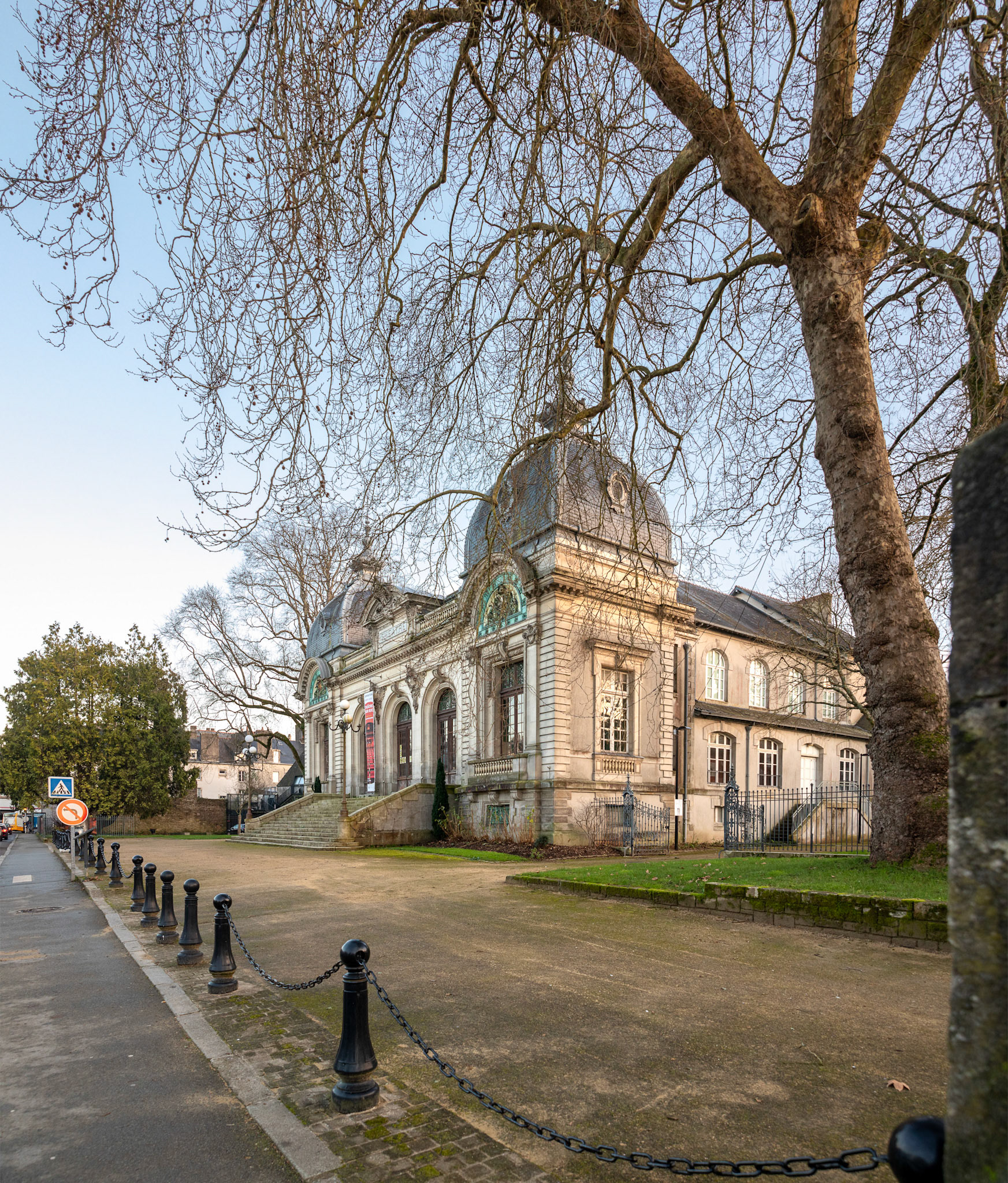 Les Théâtre Max Jacob en janvier 2021 avant que ne débutent des travaux de réhabilitation.