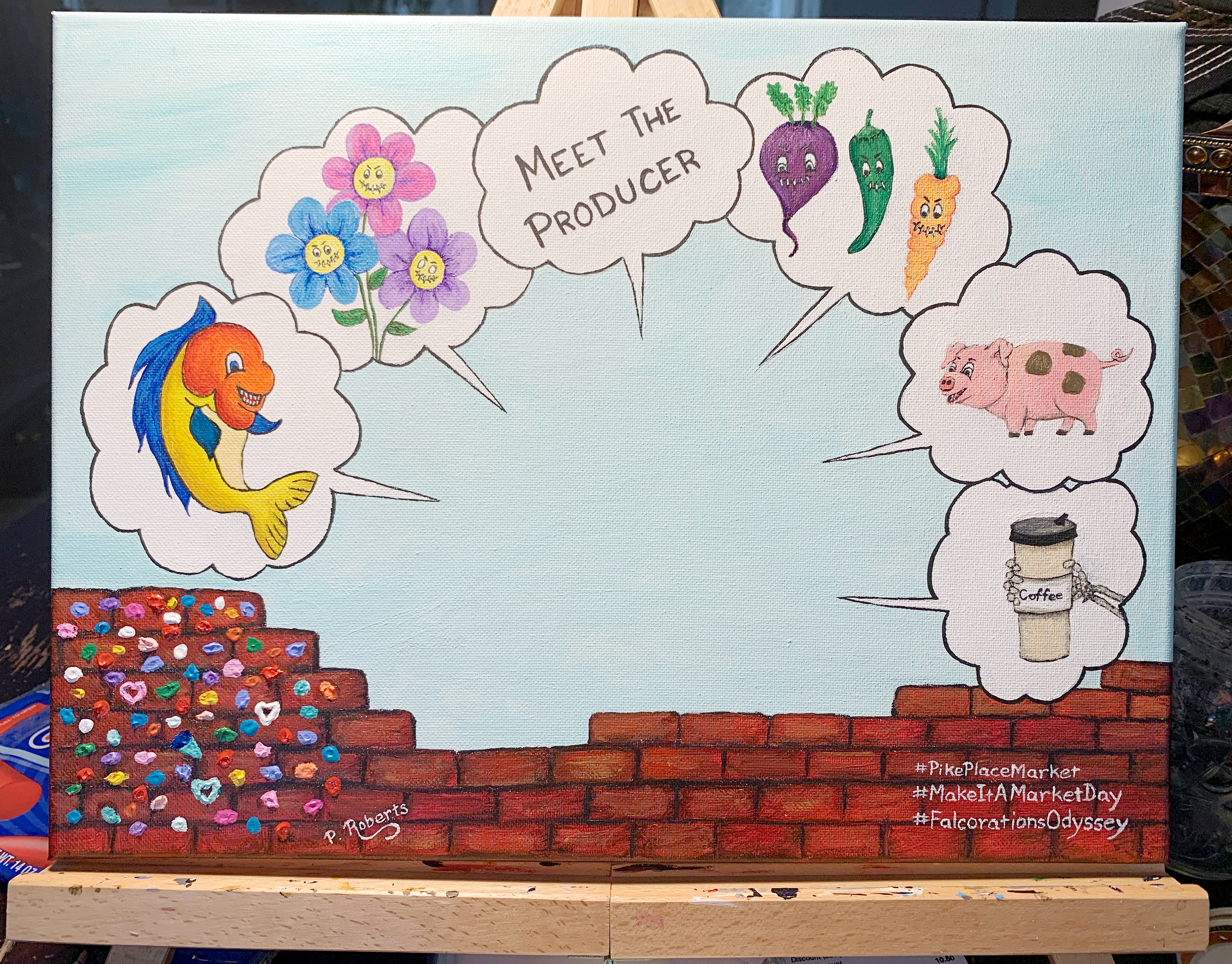 7 Wonders of PPM 12"x16" Painting