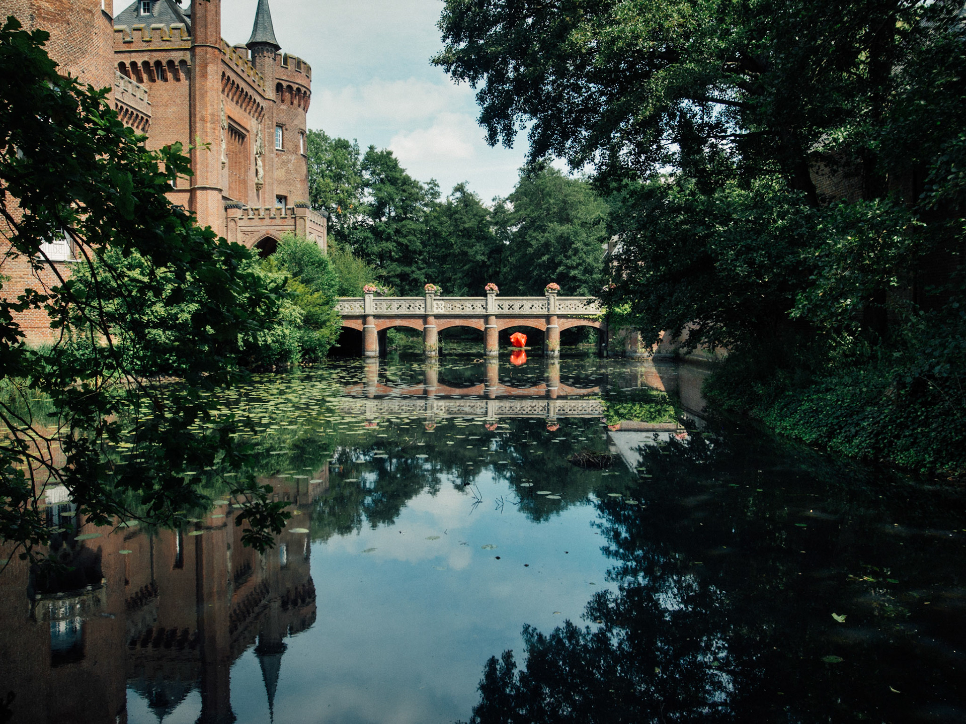 Klümkenpapier im Schlossgraben