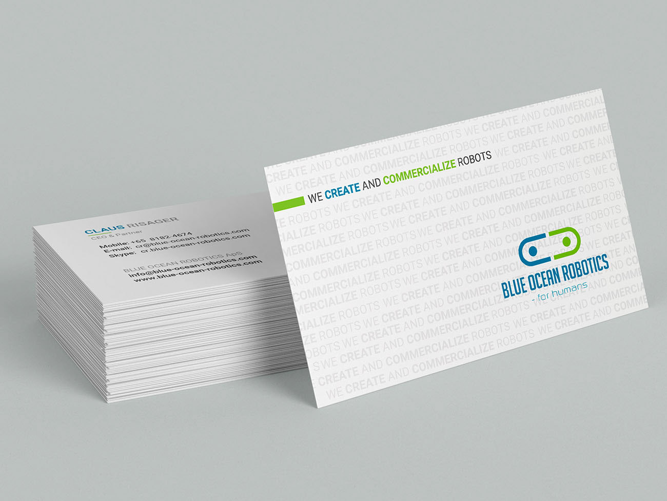 Blue Ocean Robotics - business card