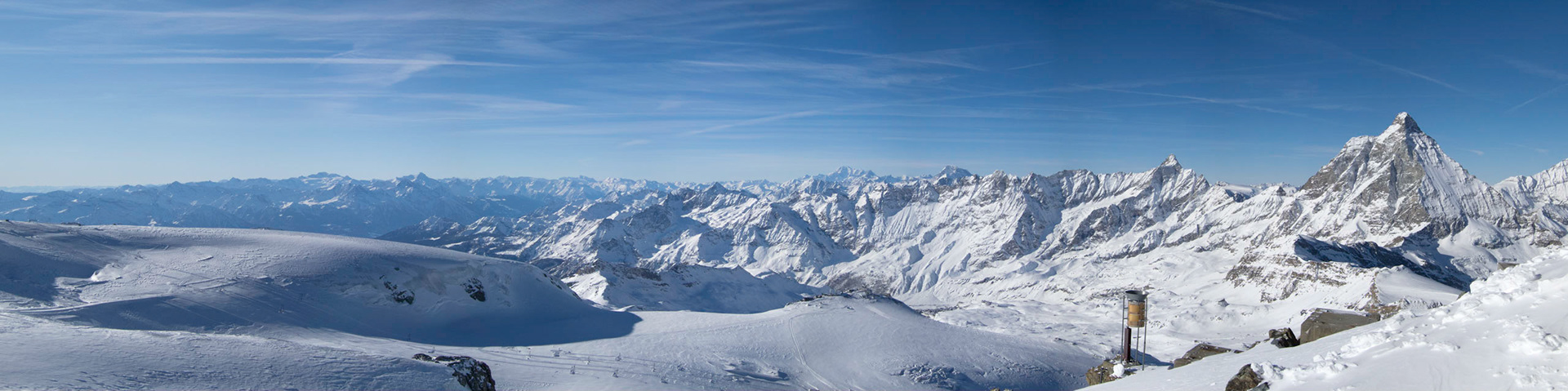 Panorama from Klein Matterhorn