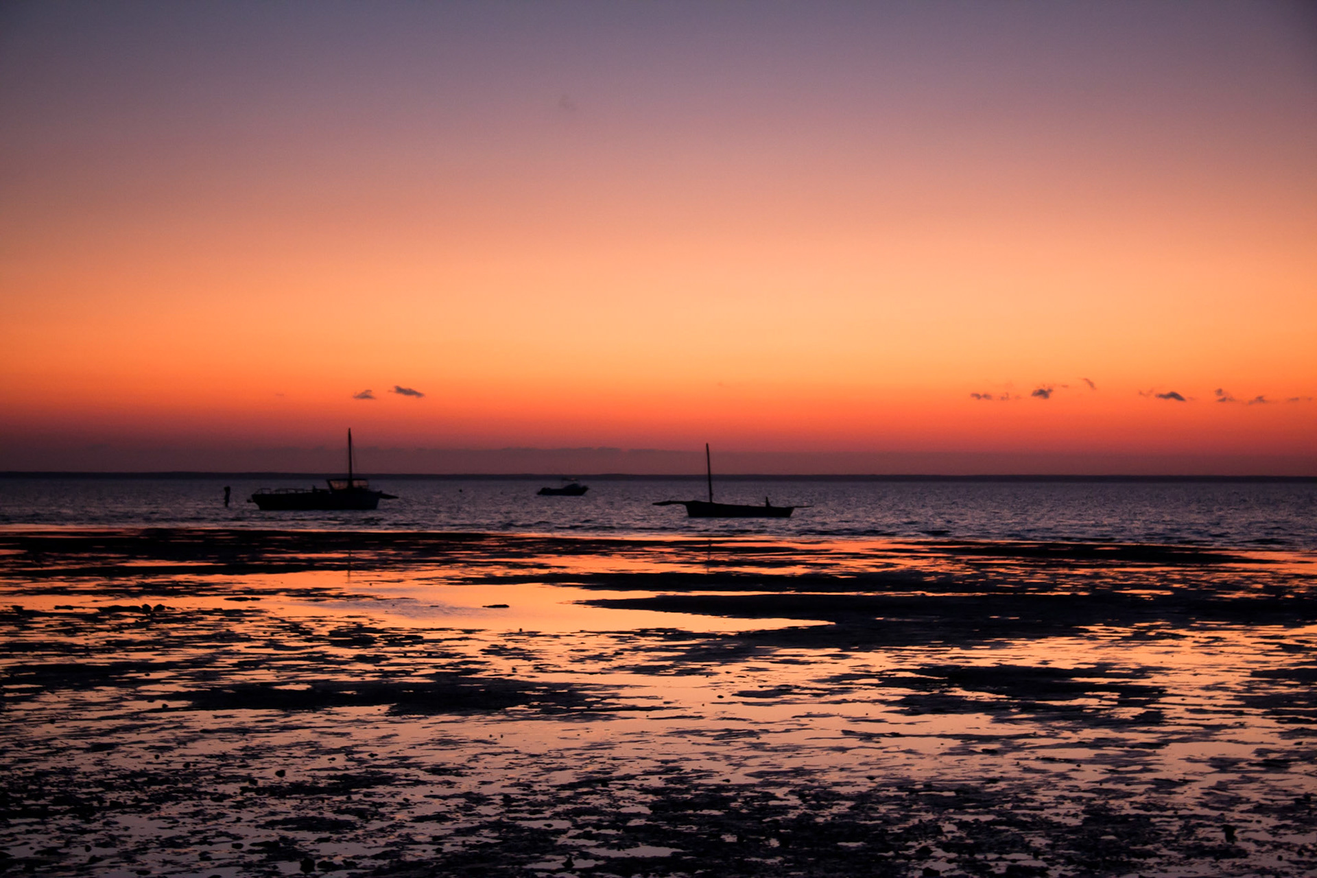 Sunset on Sue's 40th, Benguerra island
