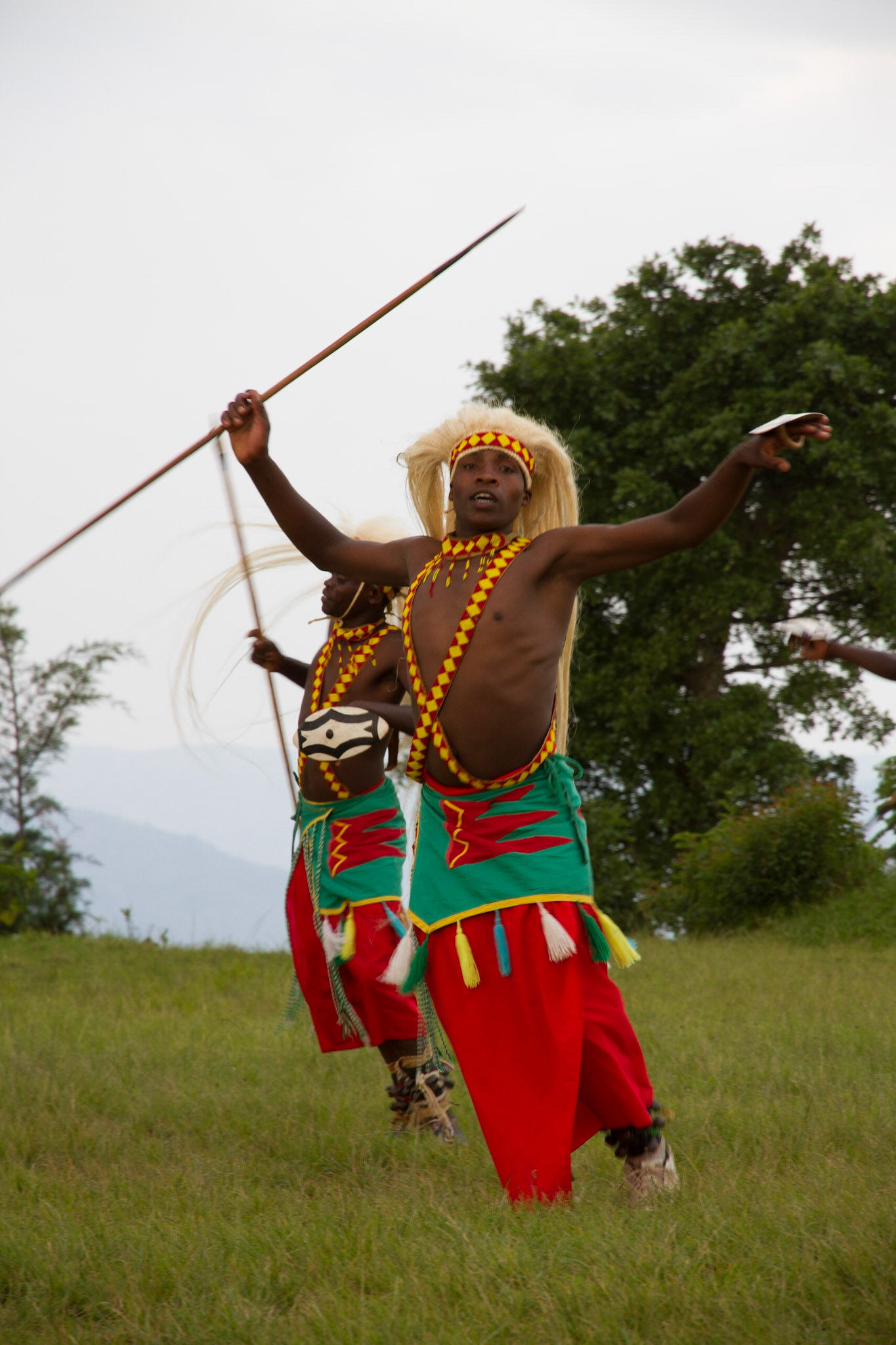 Intore dance group at the lodge