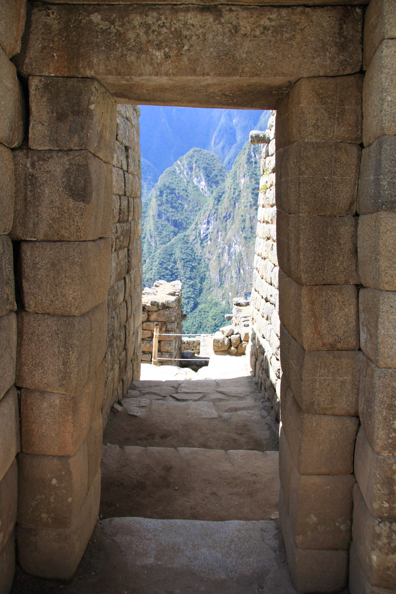 View through the door, Machu Picchu