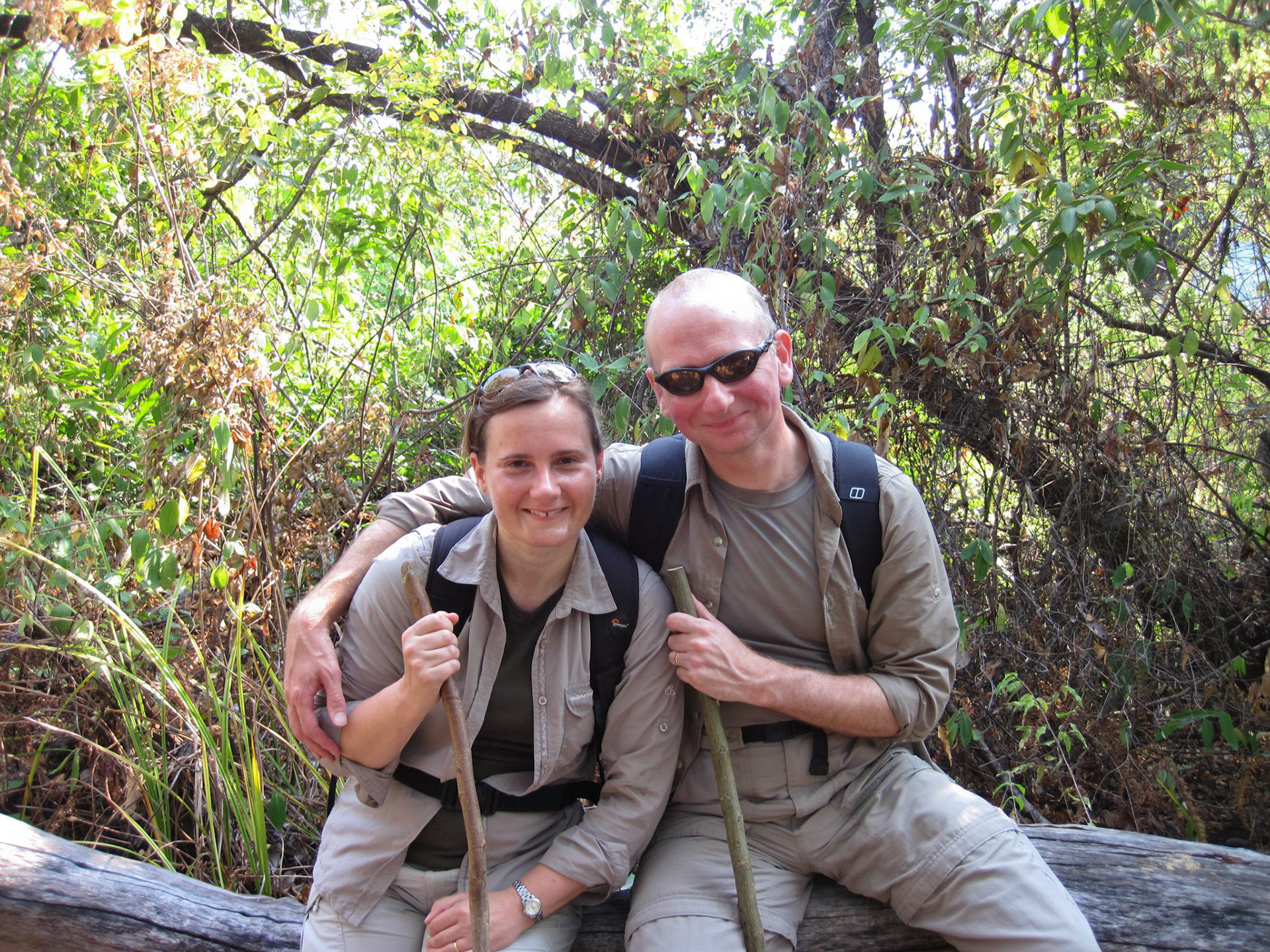 Taking a break whilst "chimping"