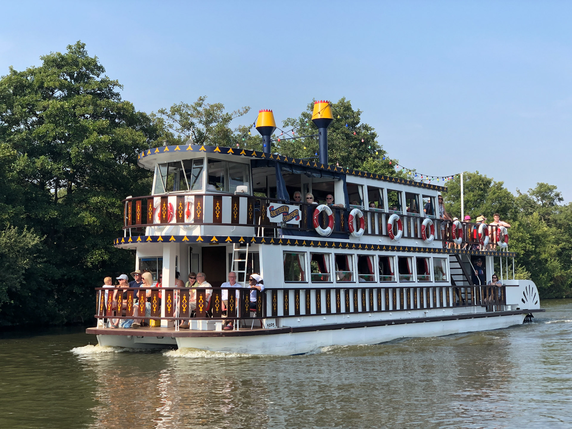 Southern Comfort paddle boat