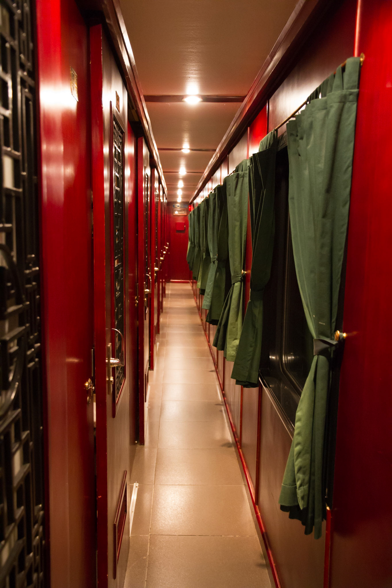 On board the Victoria Express to Sapa