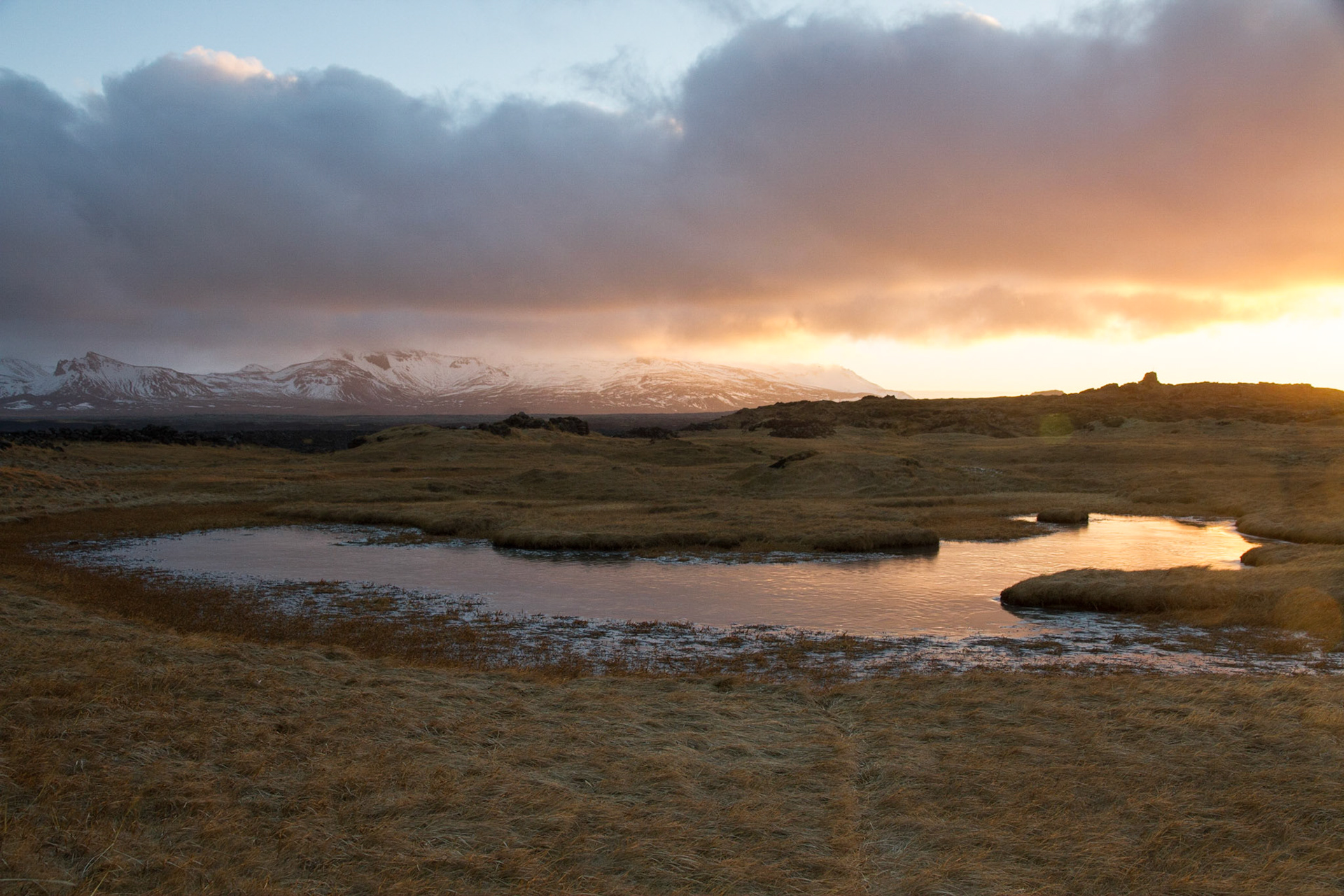 Looking towards Snaefellsjokull from Ondverdarnes