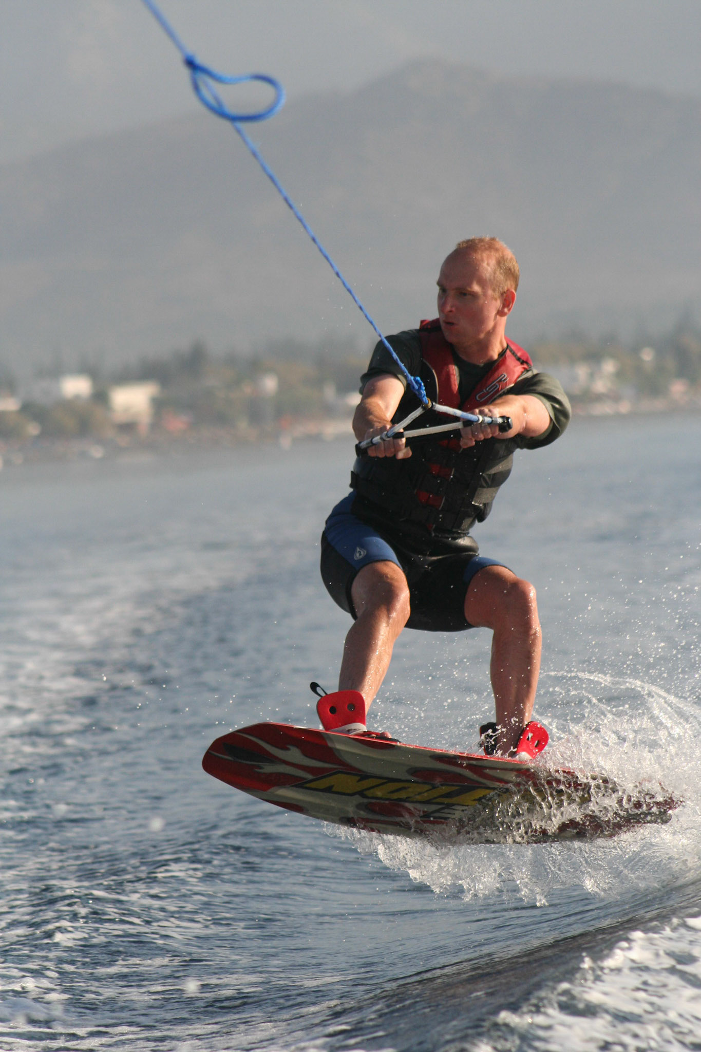 Launching into a jump