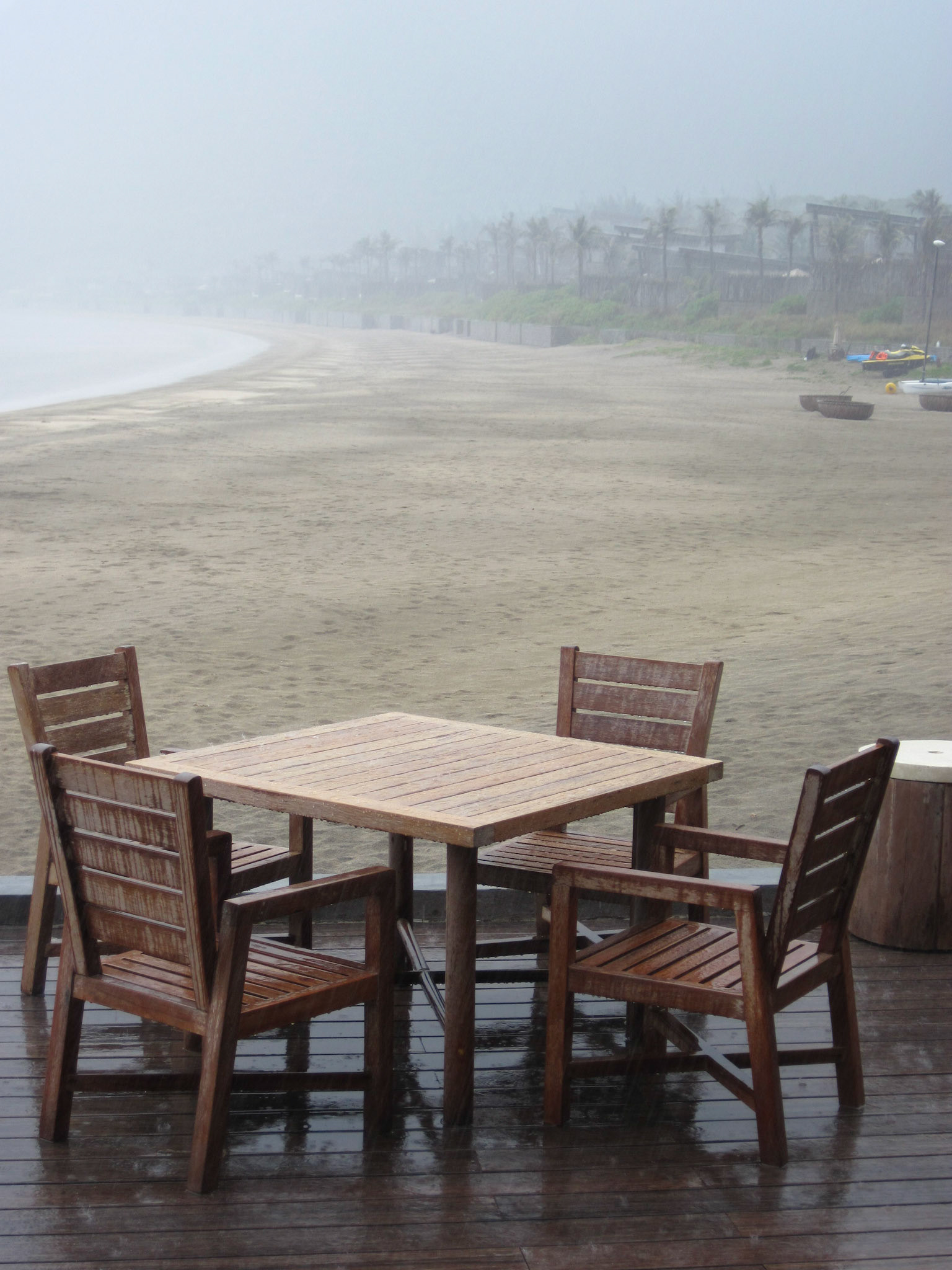 Storm on our last morning