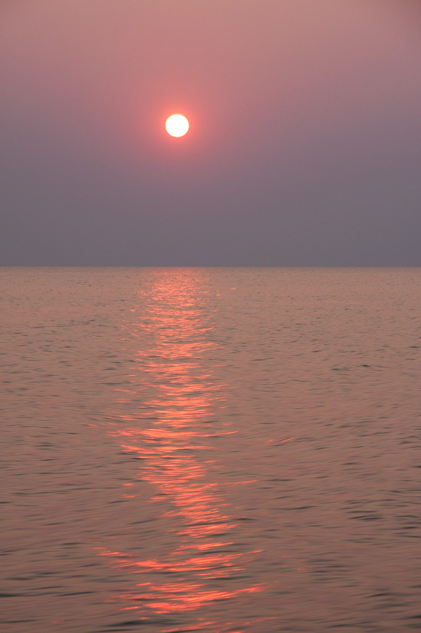 Sunset over Lake Tanganyika