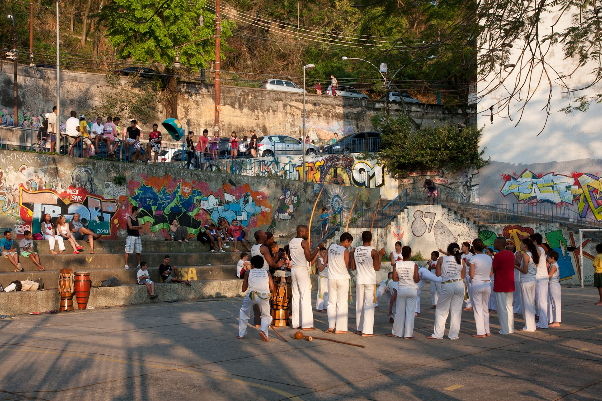 Capoeira - a mix of karate and dance