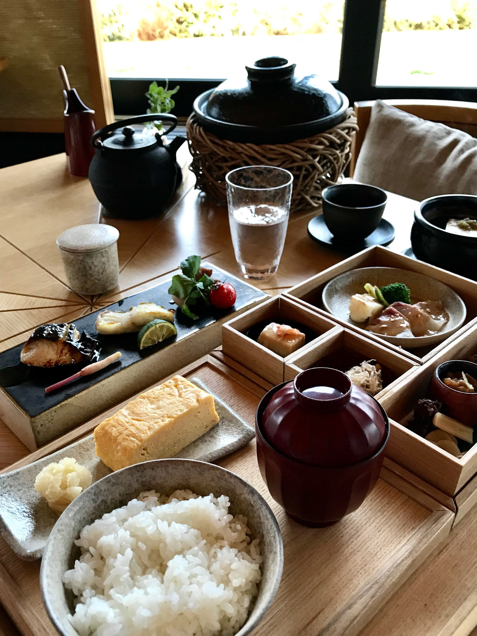 "Japanese breakfast" for one at Amanemu