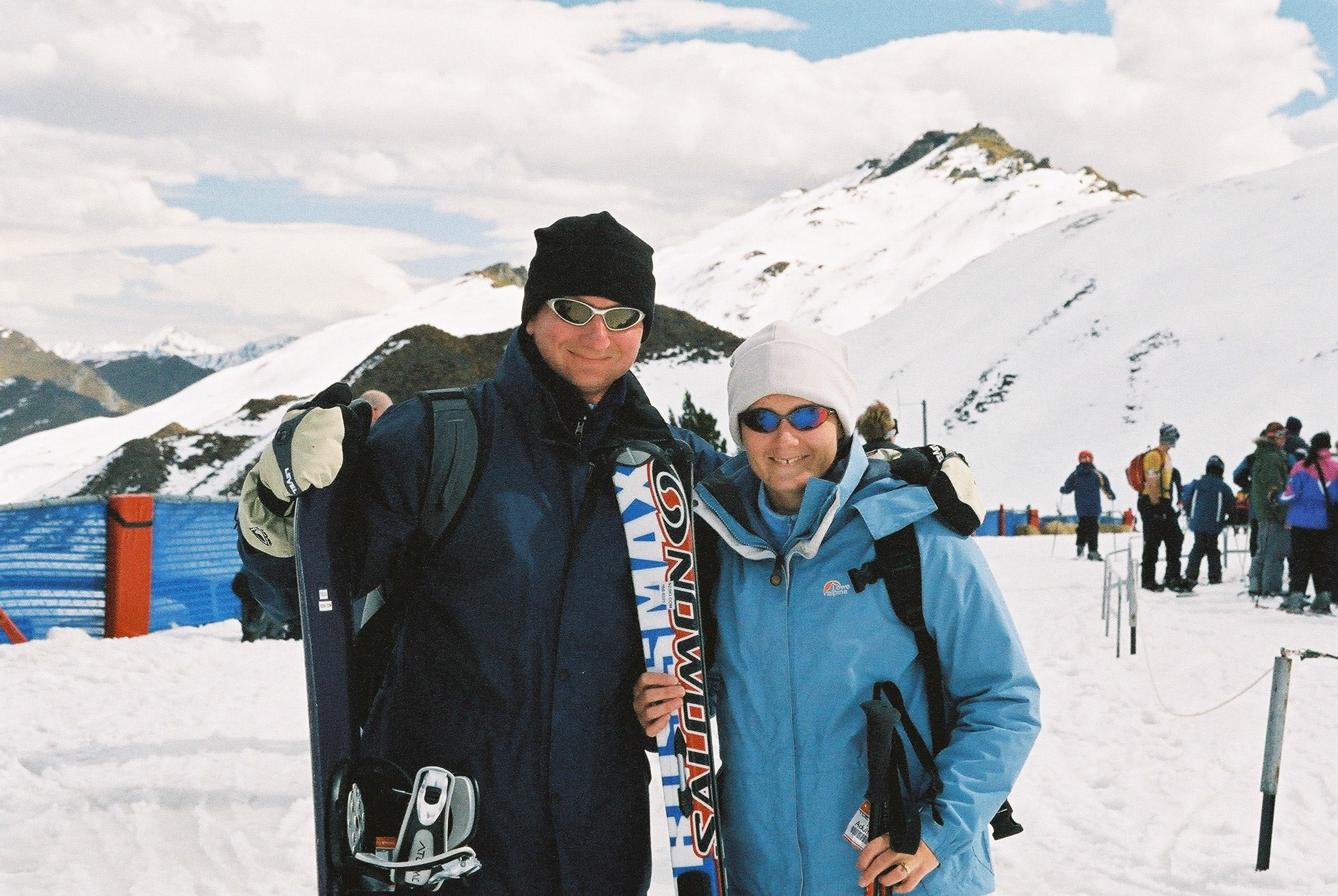 Skiing at Coronet Peak, Queenstown