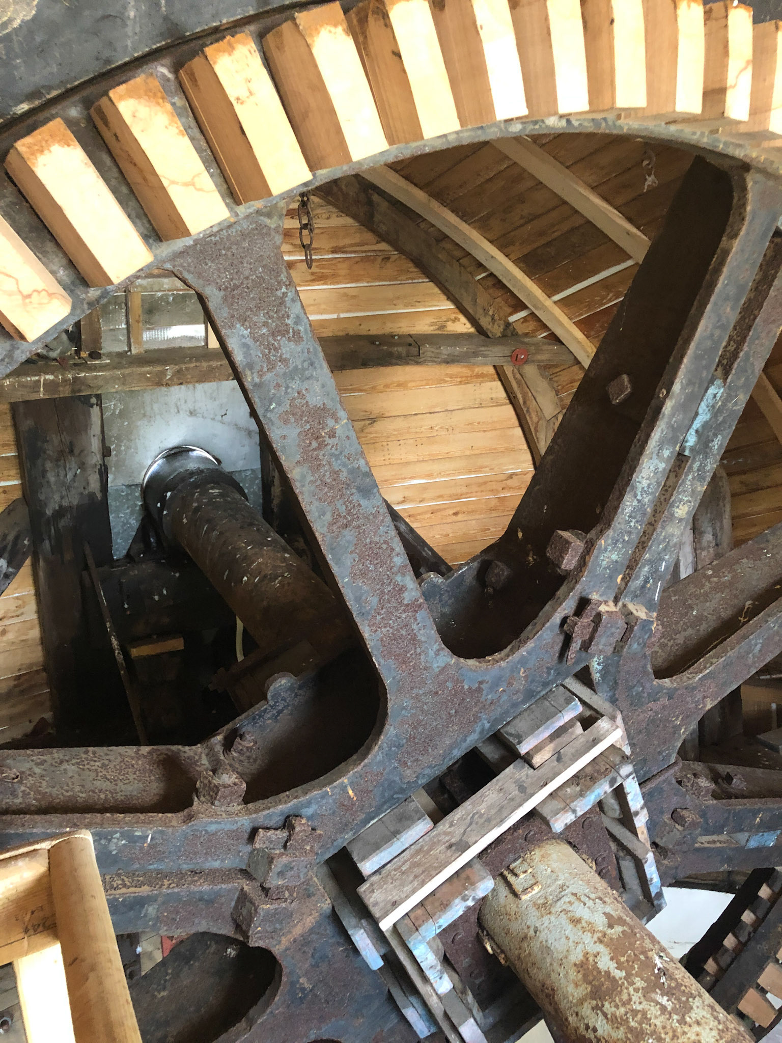 Inside Horsey Drainage Windpump