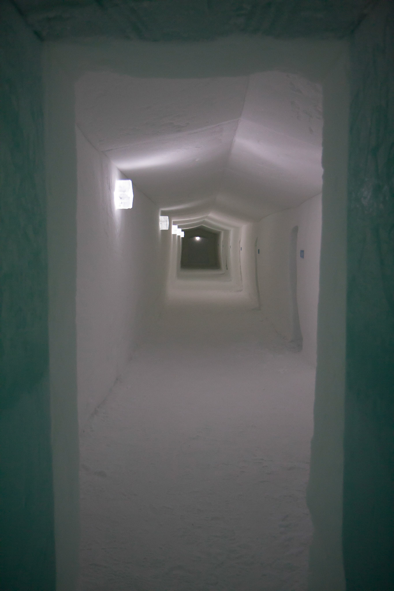 Corridor in the ICEHOTEL