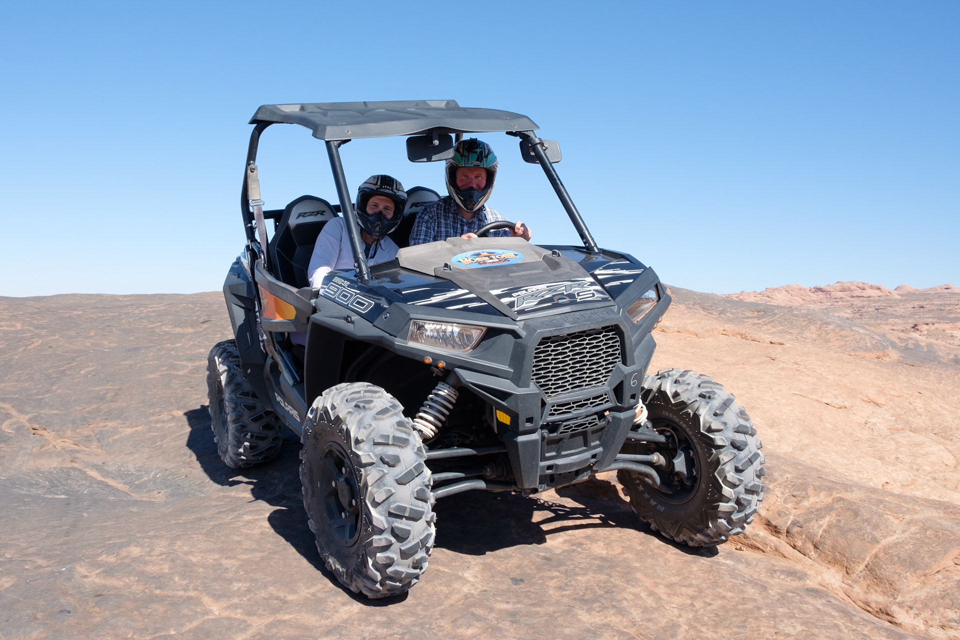 Us in our UTV, Hell’s Revenge