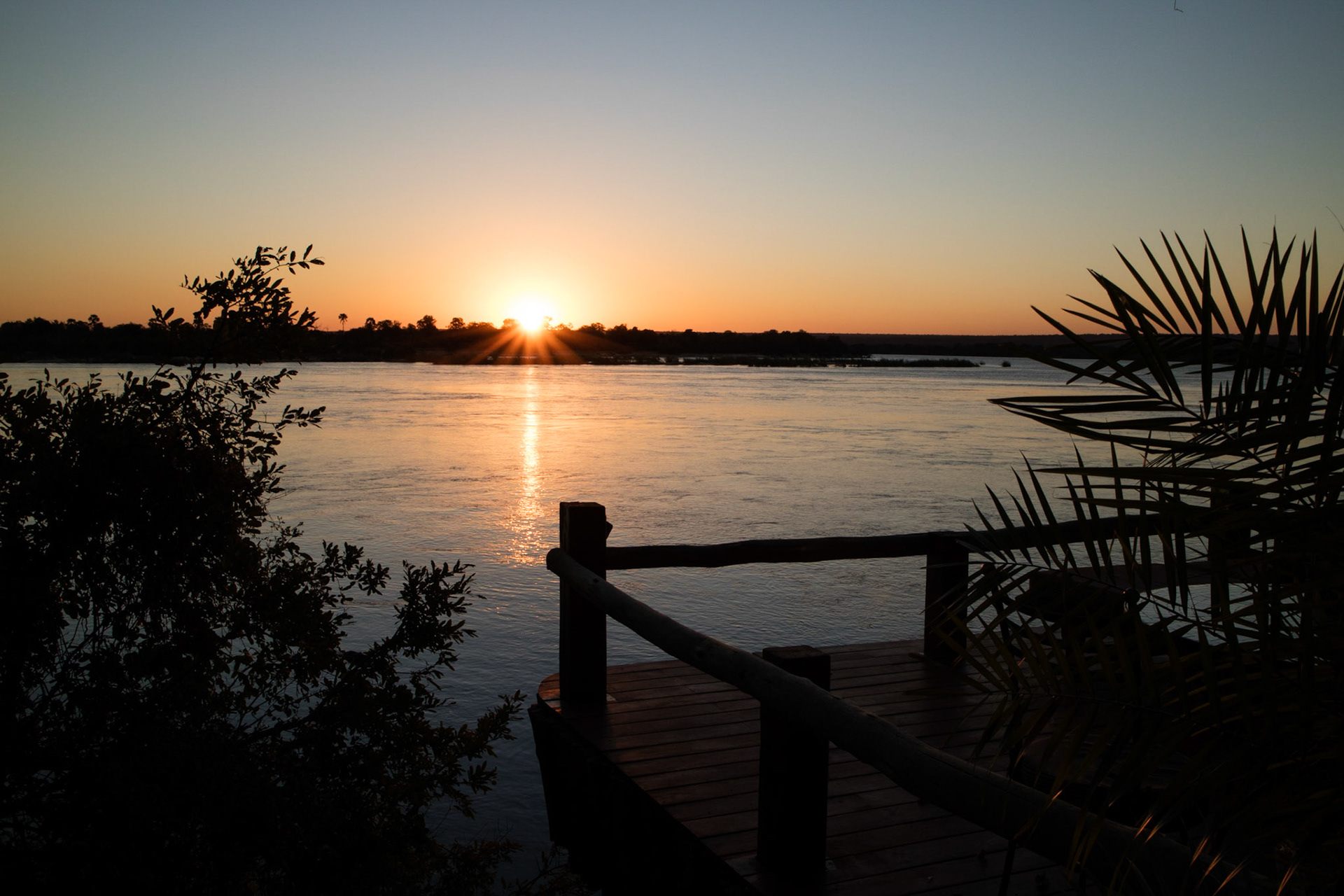 Sunset from Tongabezi Tree House