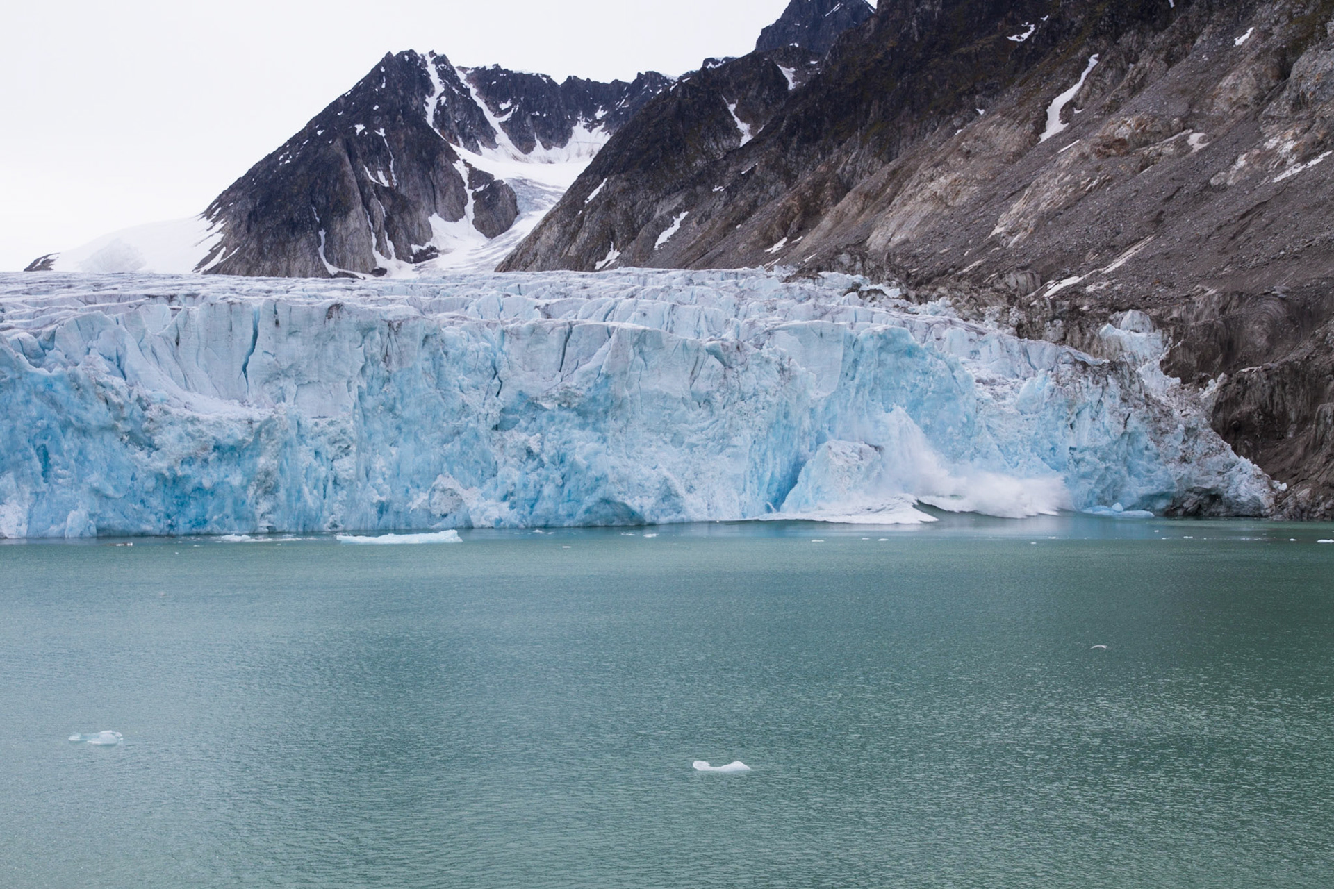 Glacier calving