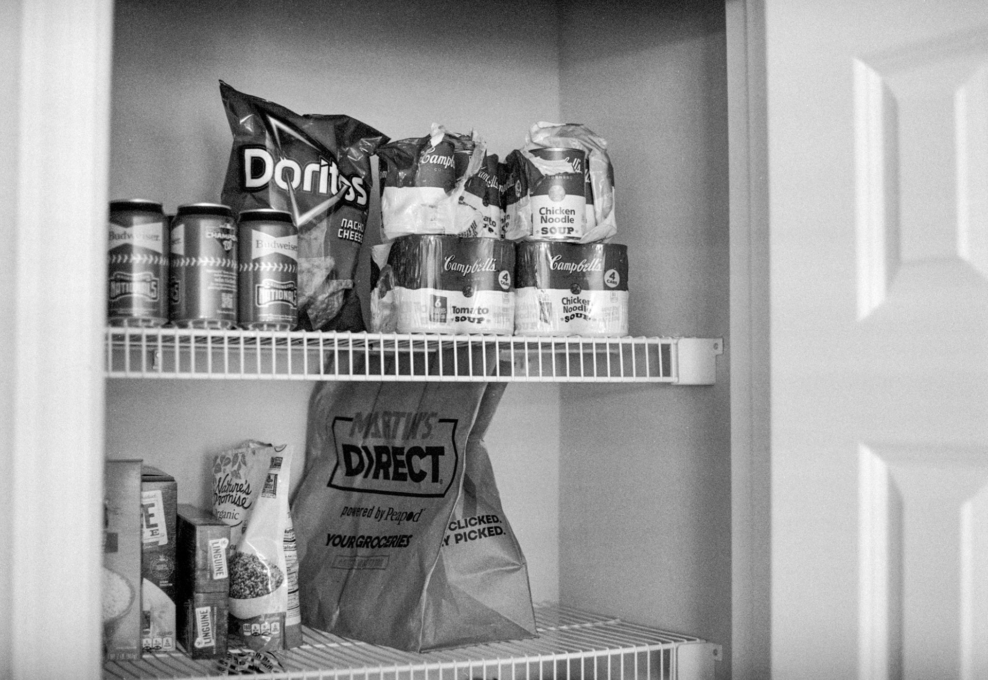 Doritos, Dosenbier und Dosensuppe