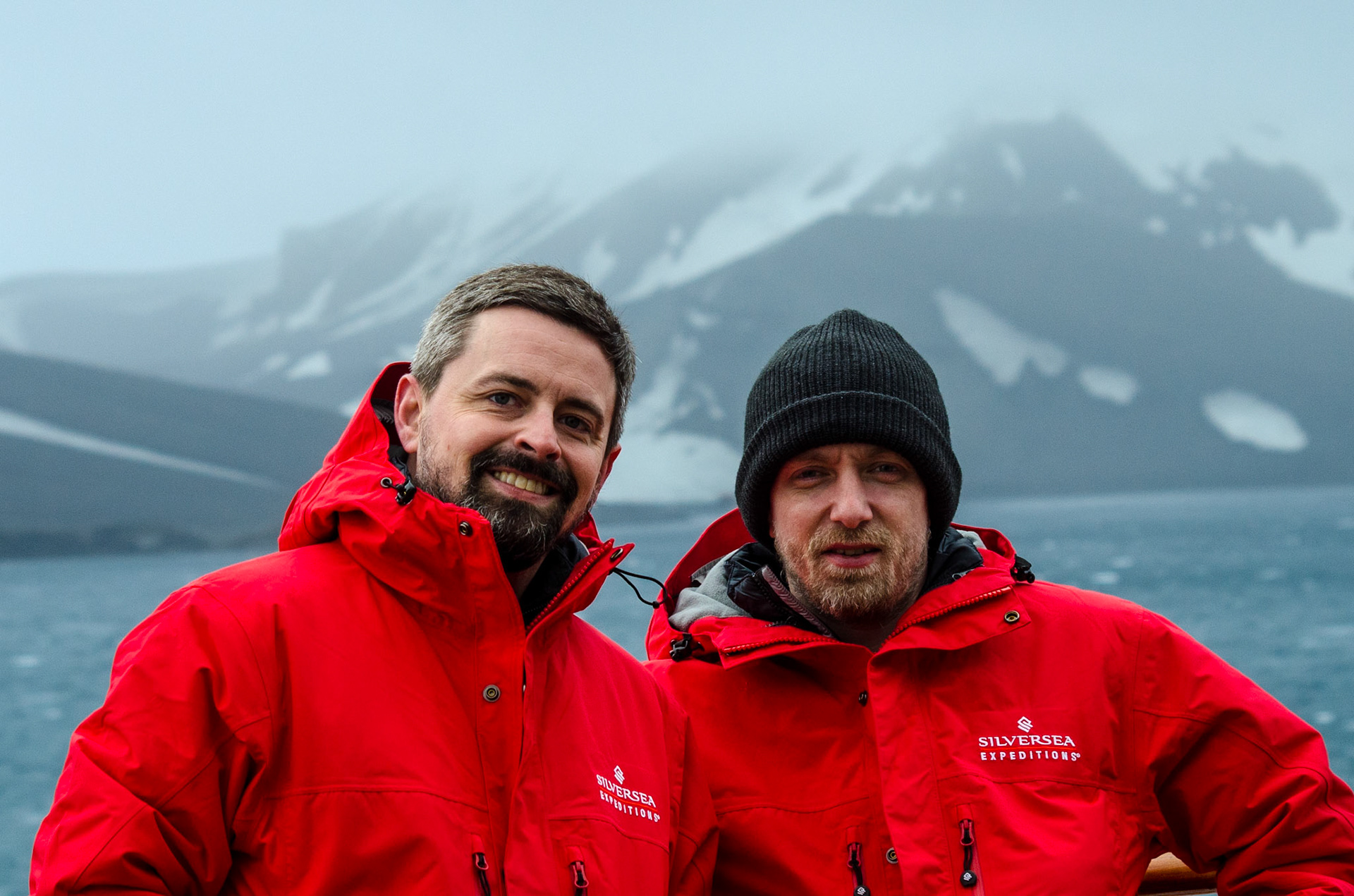 Brett &amp; Chris at Deception Island