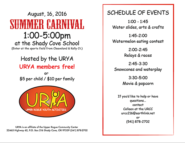 Summer Carnival Flier