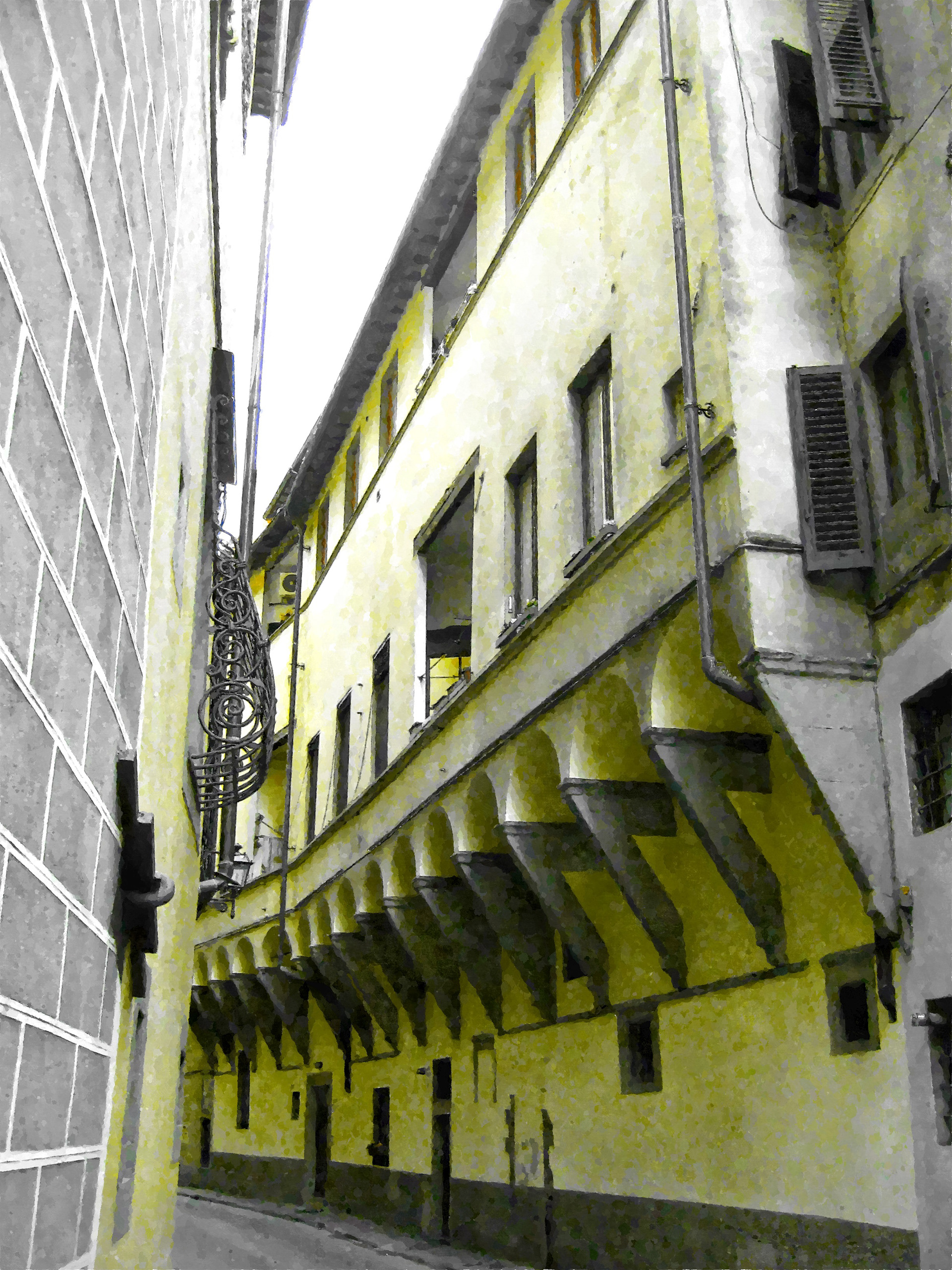 Yellow Alley. Florence, Italy. ©2010, Corey Sandler