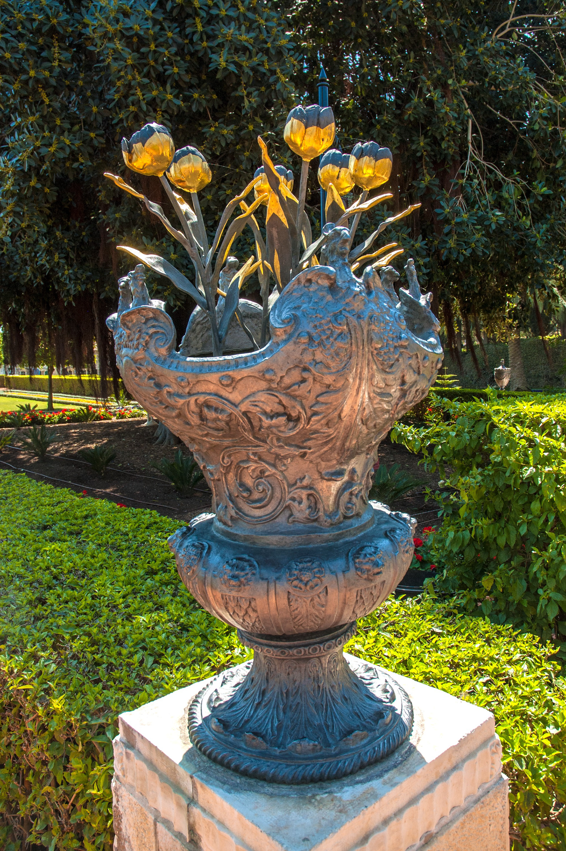 Bahai Shrine. Haifa, Israel. ©2012, Corey Sandler