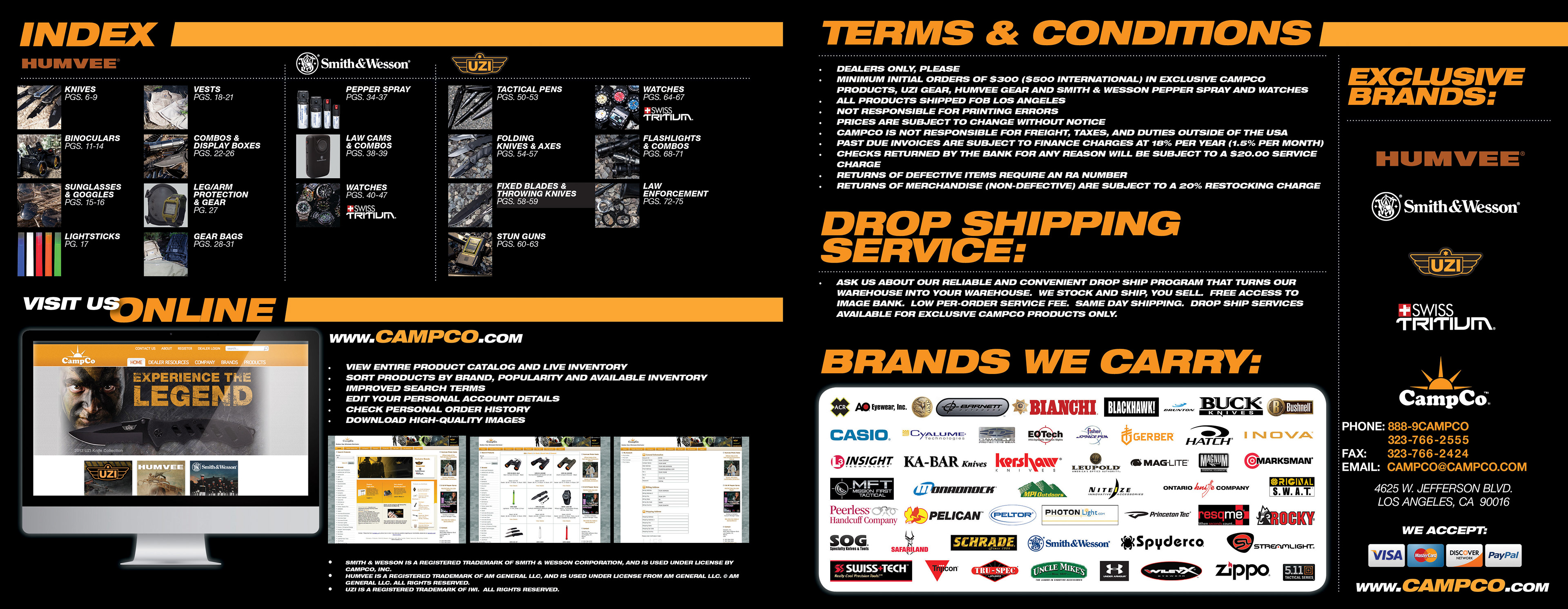 Ali Sedaghat CampCo™ 2014 Exclusive Products Catalog