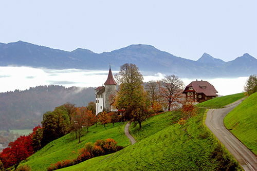 Mt. Pilatus mountainside home, Switzerland; UA-92916515-1
