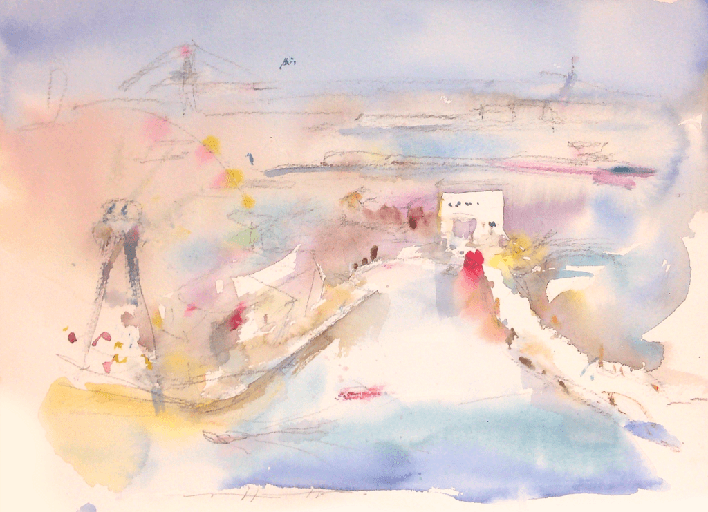 Minato-MIrai District みなとみらい (33.2 x 24.2 cm)
