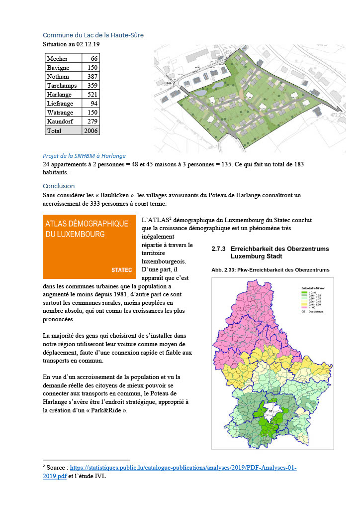Elements chiffrés et évolution