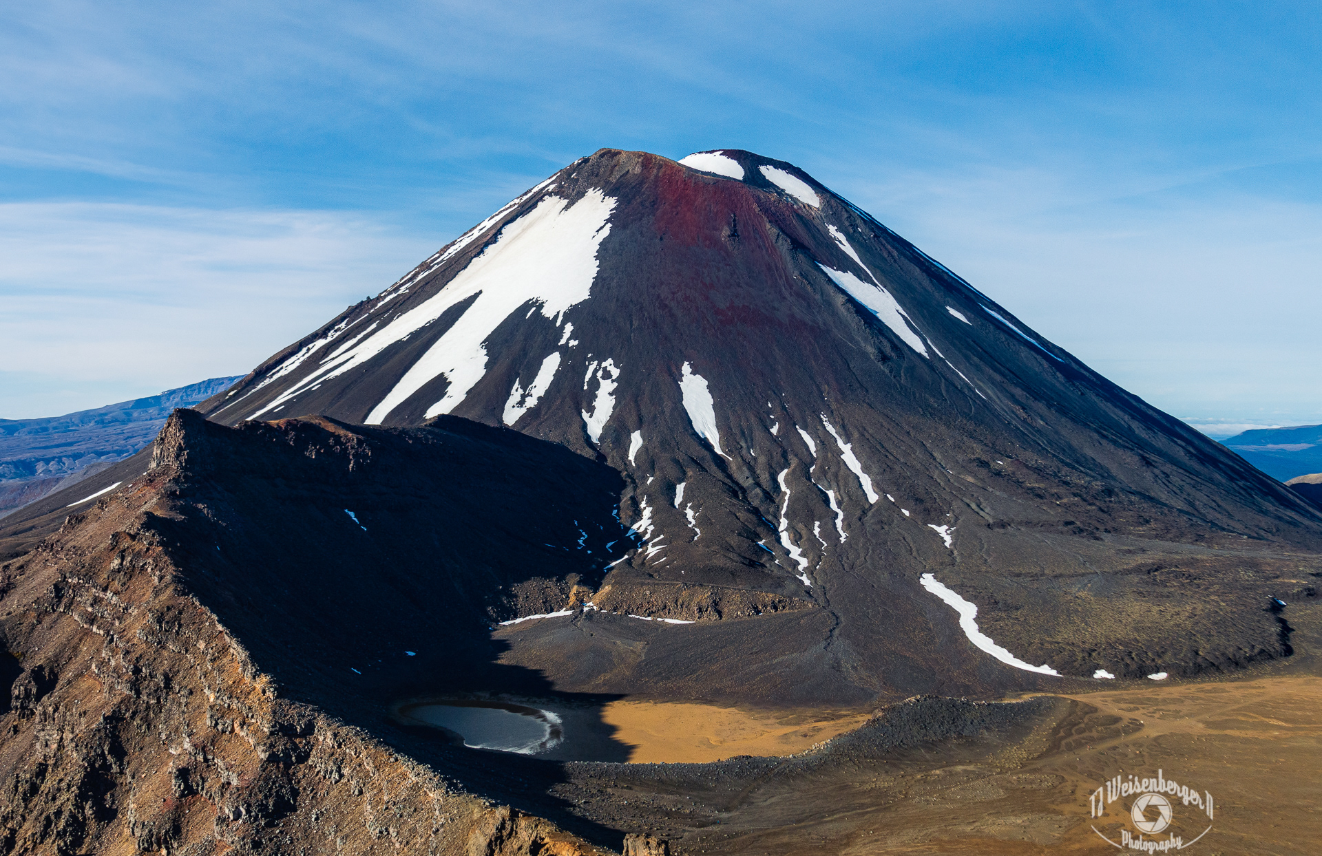 Mount Ngauruhoe Aka Mount Doom, Tongariro National Park - North Island, New Zealand; Dramatic Landscape; Environment; Landscape; Mount Doom; Mount Ngauruhoe; Mountain; National Park; New Zealand; North Island; Planet Earth; Stratovolcano; Sunny; Tongariro Crossing; Tongariro National Park; Tourism; Travel Destinations; Volcano; active; nature; outdoors; T.J.; TJ; Weiseberger