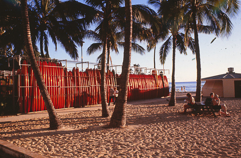 Hawaii, Honolulu surfboards