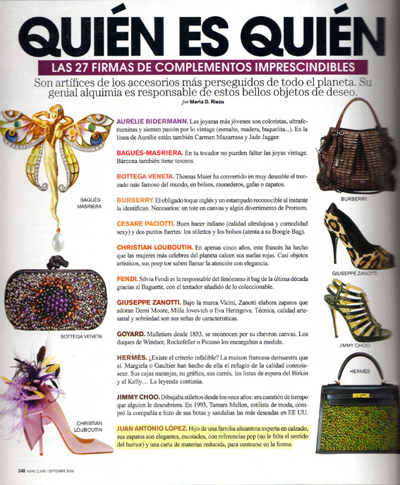 MARIE CLAIRE, September 2008