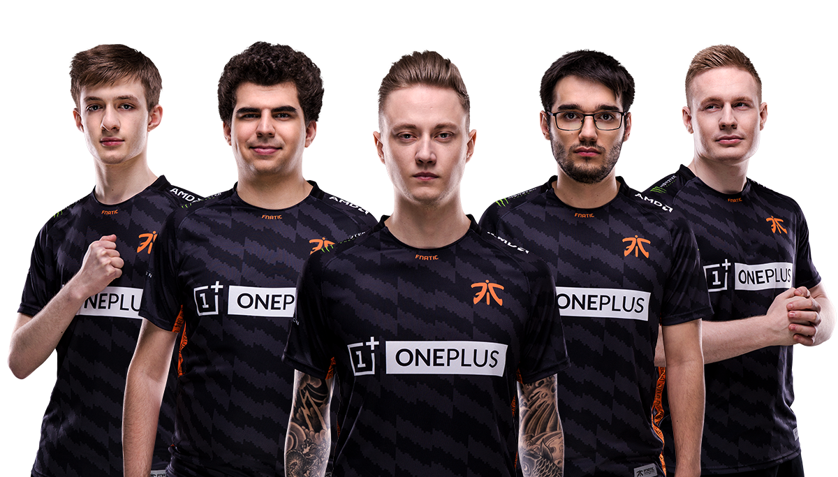 From left to right, Nemesis, Bwipo, Rekkles, Hylissang and Broxah