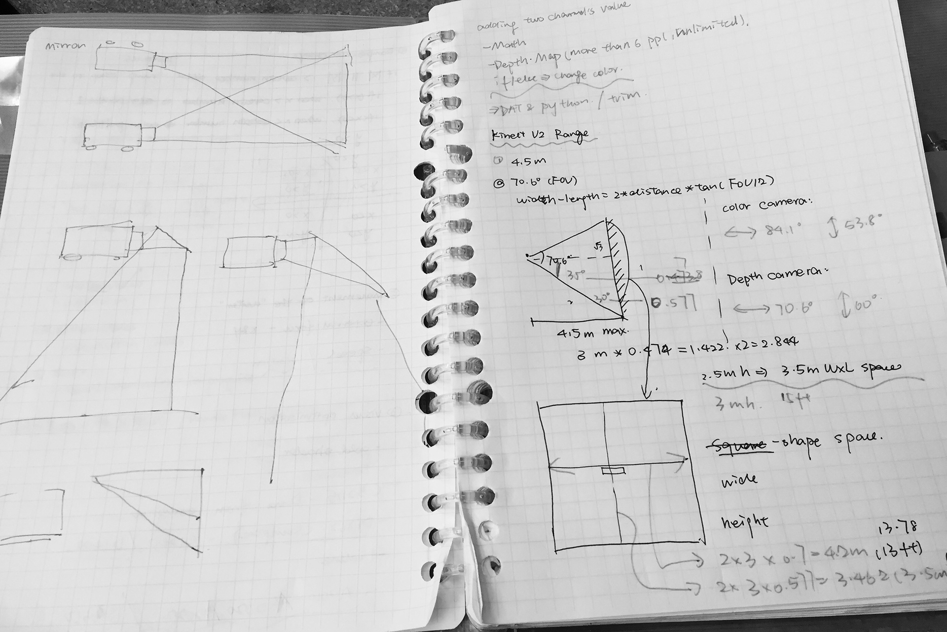 Projector & Kinect Mapping Draft