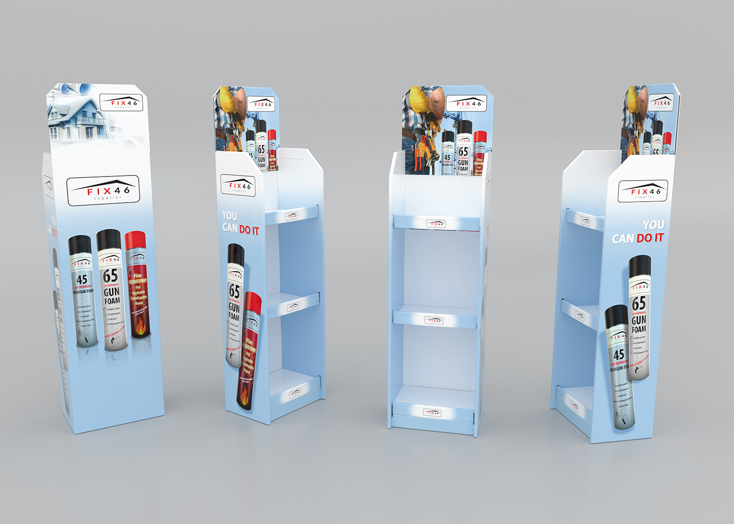 Tomasz Lechocinski TStudio Fix46 foam stand design