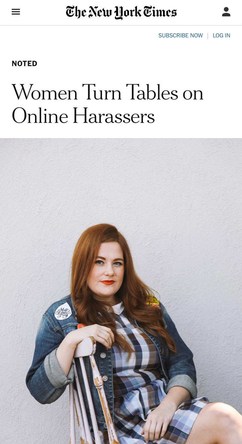 Women Turn Tables on Online Harassers