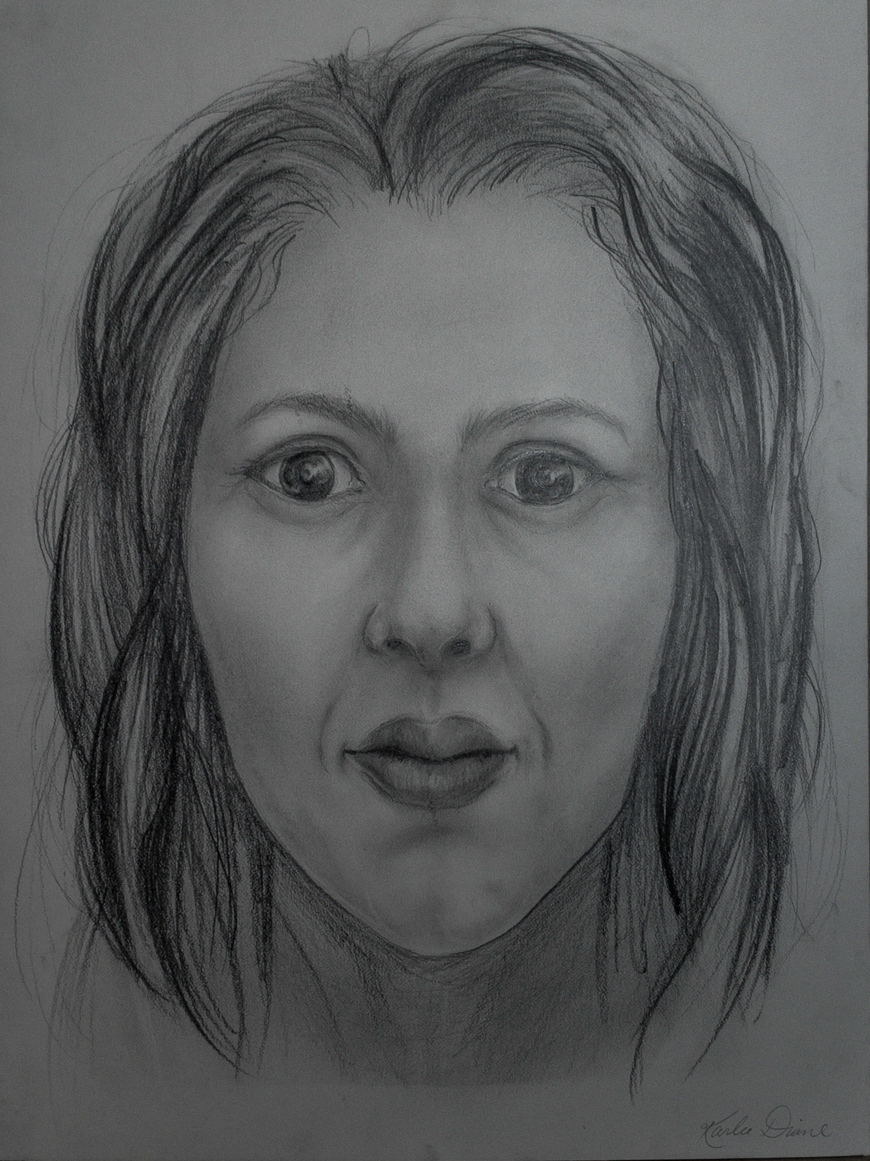 Facial reconstruction drawing