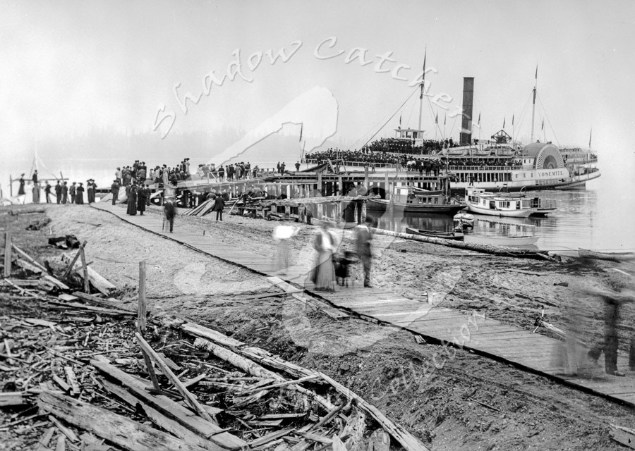 GP003 STEAMER "YOSEMITE" ARRIVES AT BOSTON HARBOR, 1907