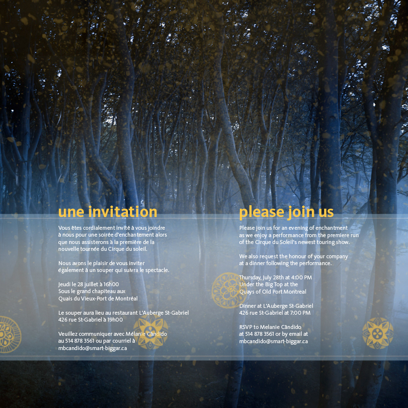 S&B Montreal Office Client Private Invitation