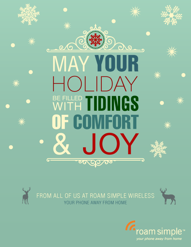 carrie walkden roam simple christmas card