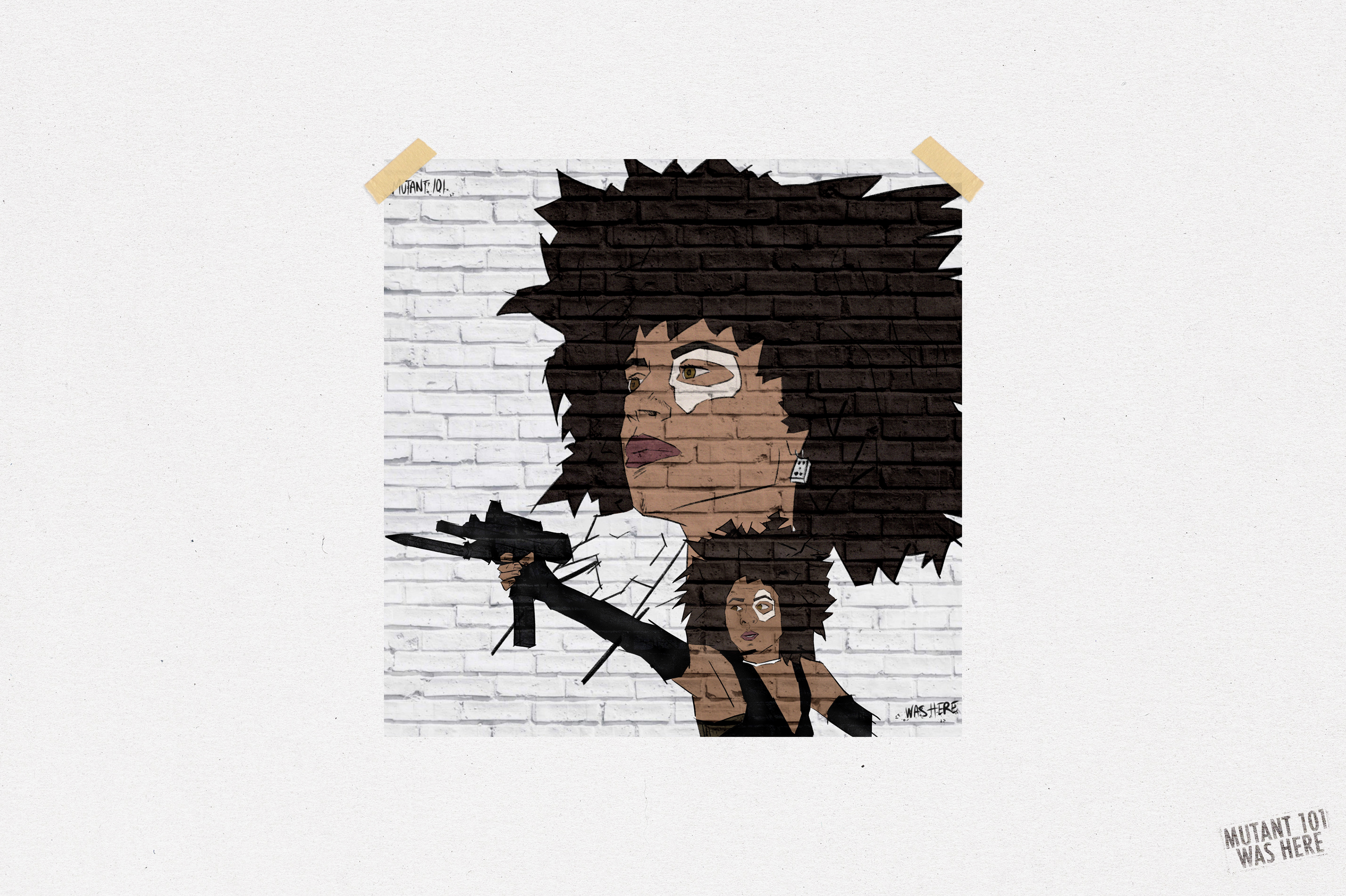 "Domino" Portrait of Zazie Beets