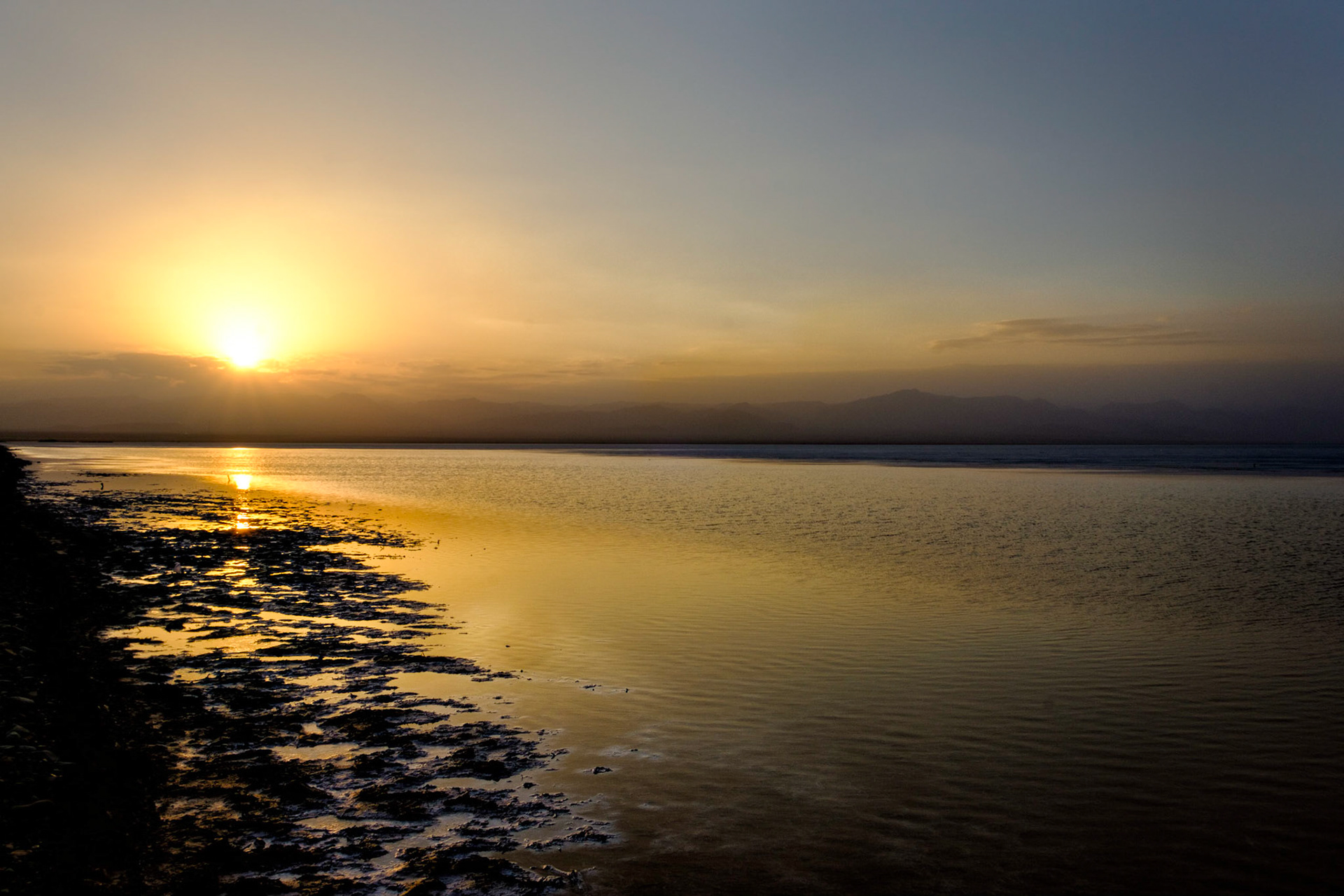 Sunset on Lake Asale - Danakil Depression, Ethiopia